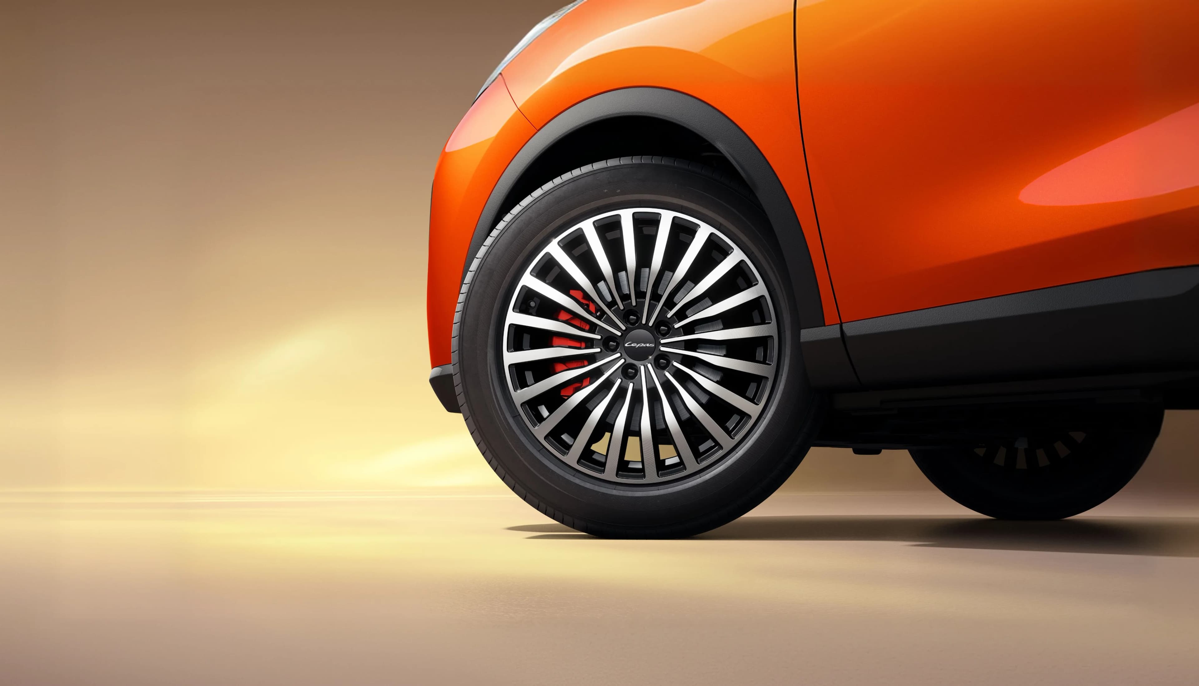 Lepas L6 smart SUV — 17-Inch dual-tone rims