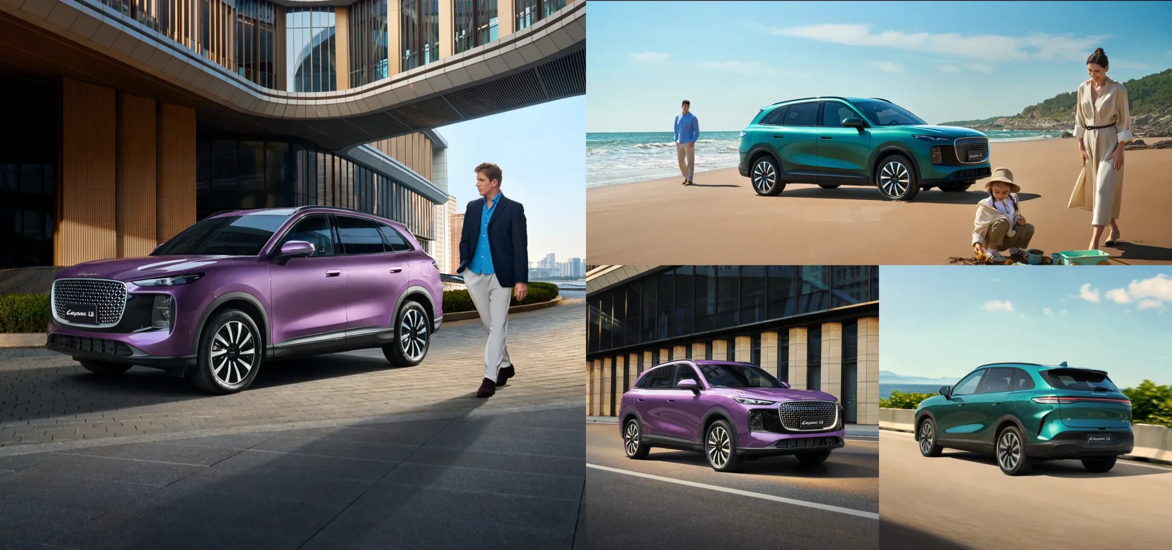 Lepas L8 smart SUV in everyday driving and lifestyle scenes